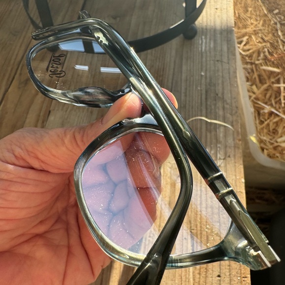 Persol New Women's Glasses - Gray Blue. - Picture 5 of 5